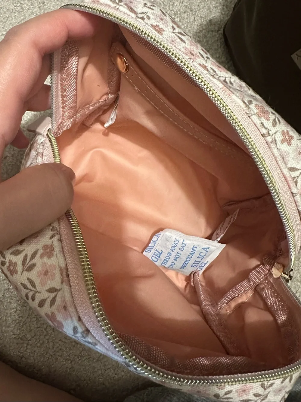 Never used Mother’s Day cosmetic bag